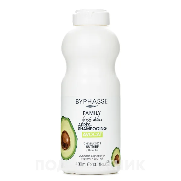 Кондиционер для сухих волос Byphasse Family (Бифас Фемили) с авокадо, 400 мл
