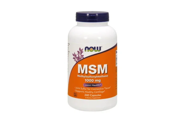 Now (Нав) Метилсульфонилметан (MSM) в капсулах по 1000 мг, 240 шт.