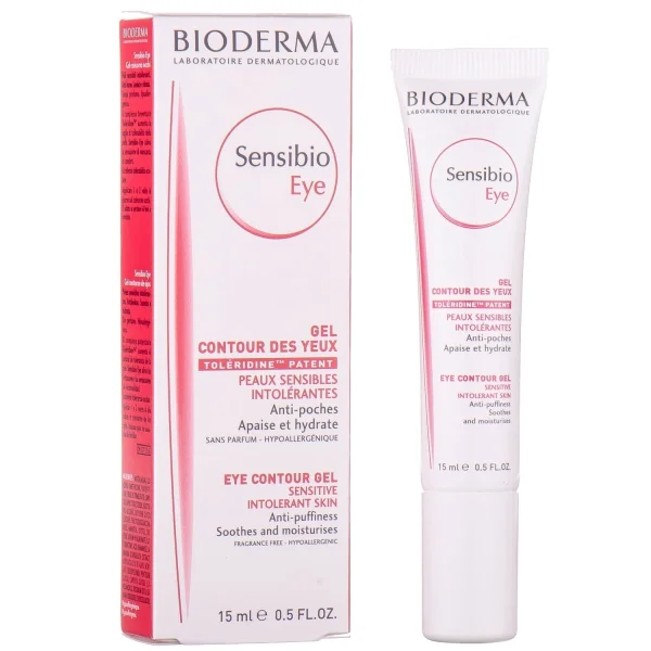 Крем-догляд для контуру очей Bioderma (Біодерма) Sensibio Eye+, 15 мл