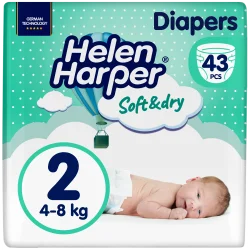 Підгузки Helen Harper (Хелен Харпер) Soft & Dry mini 4-8 кг, 43 шт.