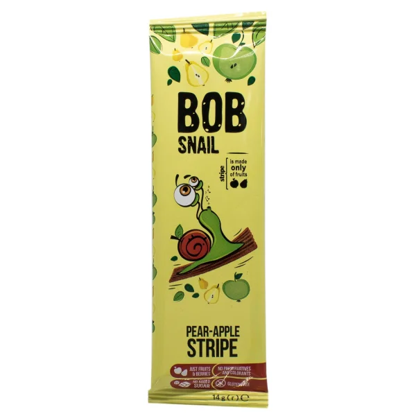 Страйп Равлик Боб (Bob Snail) яблучно-грушевий, 14 г