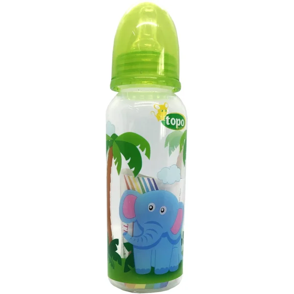 Пляшка пластикова Топо Буоно Т001 із силіконовою соскою 250 мл