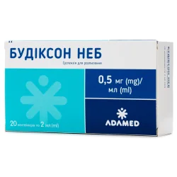 Будіксон Неб небули 0,5 мг/мл суспензія для інгаляцій по 2 мл, 20 шт.