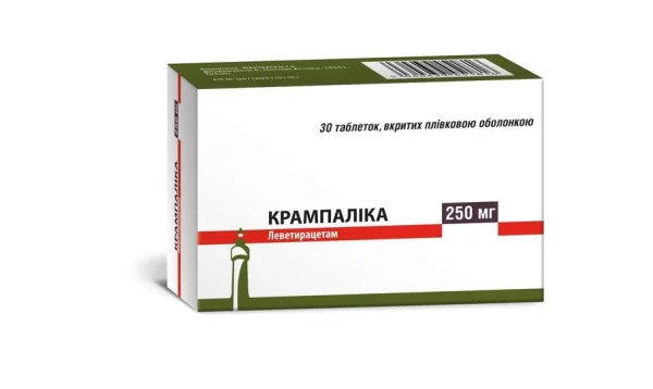 Крампаліка таблетки по 250 мг, 30 шт.