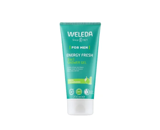Гель для душу Weleda (Веледа) For Men 3 в 1 Energy Fresh, 200 мл
