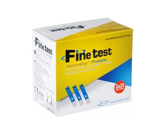 Тест-смужки Finetest Auto-coding Premium, 50 шт.