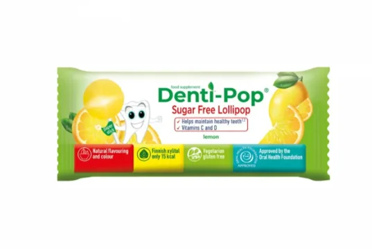 Цукерки Денті Поп (Denti Pop) зі смаком лимона по 6 г, 1 шт.