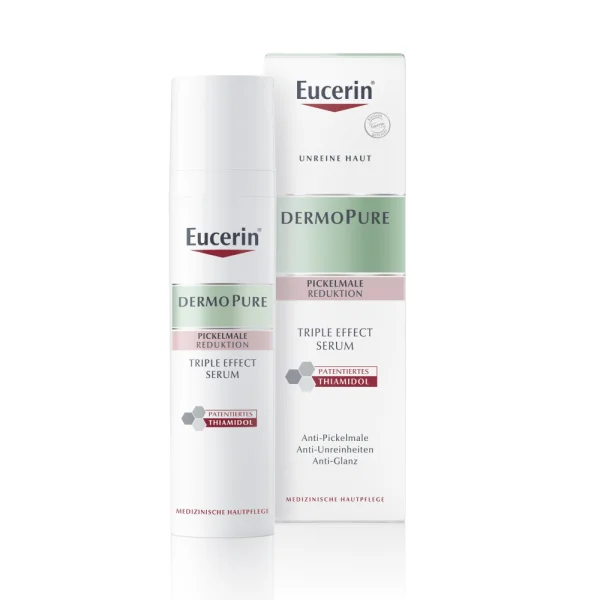 Сыворотка тройного действия Eucerin DermoPure (Эуцерин ДермоПьюр) для проблемной кожи, 40 мл