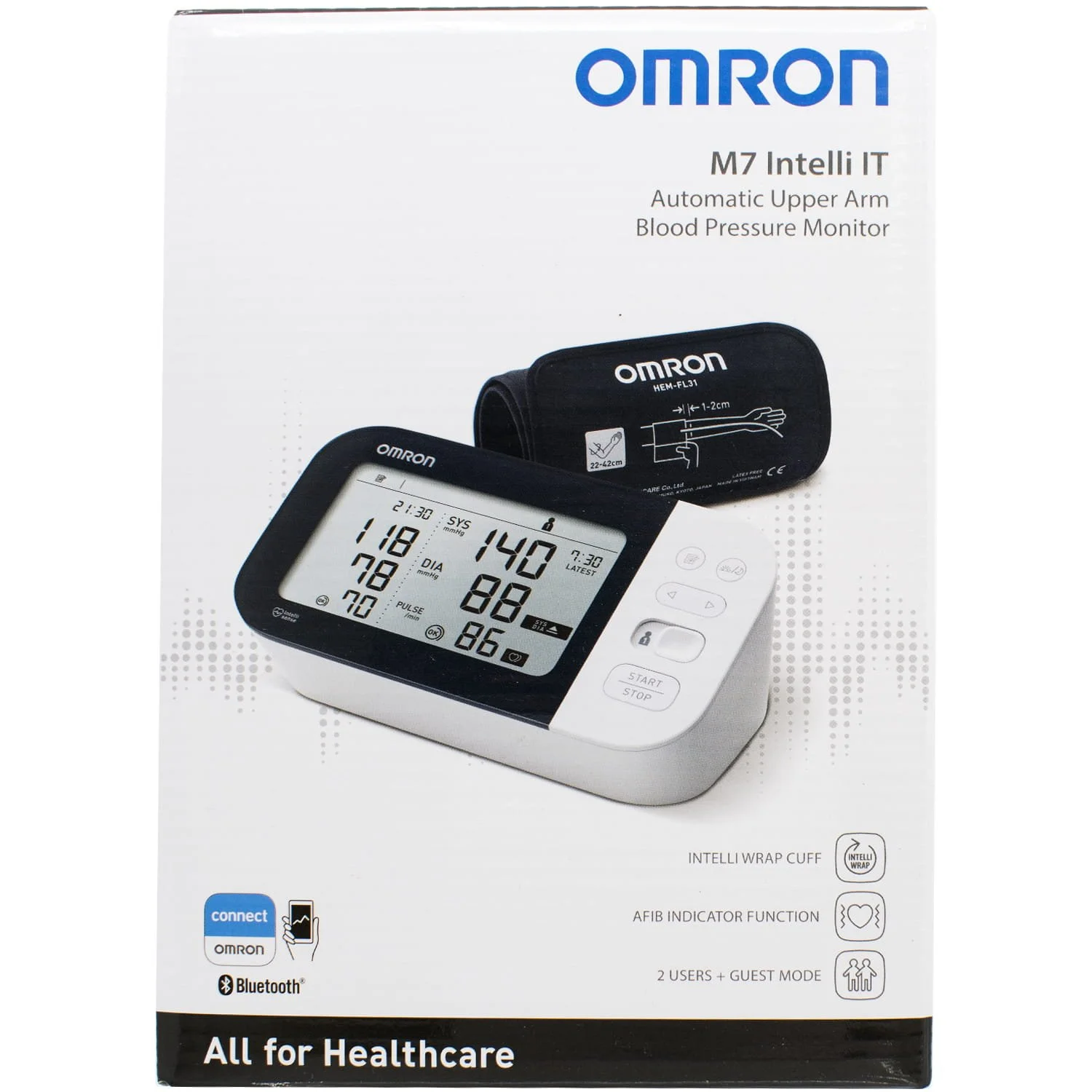 Тонометр Omron (Омрон) M7 Intelli IT (HEM-7361T-EВК) автоматичний