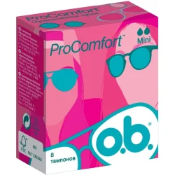 Тампони ОВ про комфорт міні (o.b. ProComfort Mini), 8 шт.