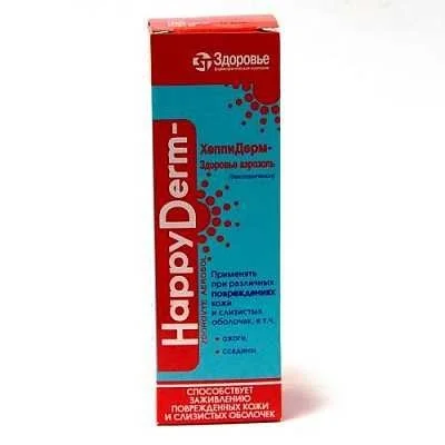 ХепиДерм-Здоровье аэрозоль накожный, 50 мг/г, 58,5 г