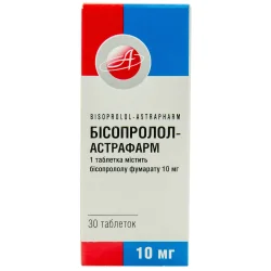 Бісопролол - Астрафарм табл. 10мг №30