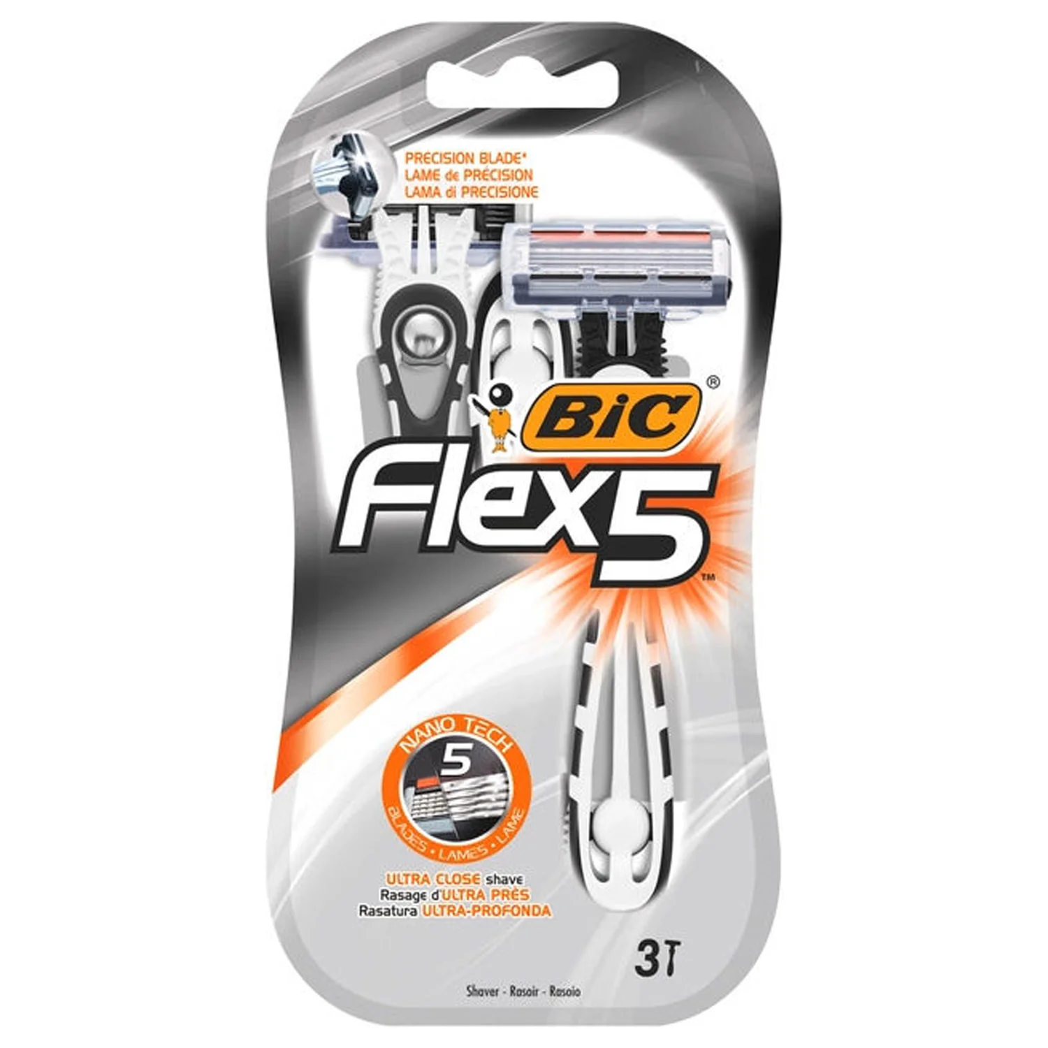 Бритва BIC (Бік) Flex 5, 3 шт.