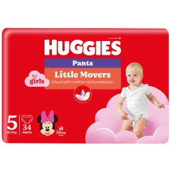 Підгузки-трусики Хагіс Пантс 5 для дівчаток (Huggies Pants) (12-17 кг), 34 шт.