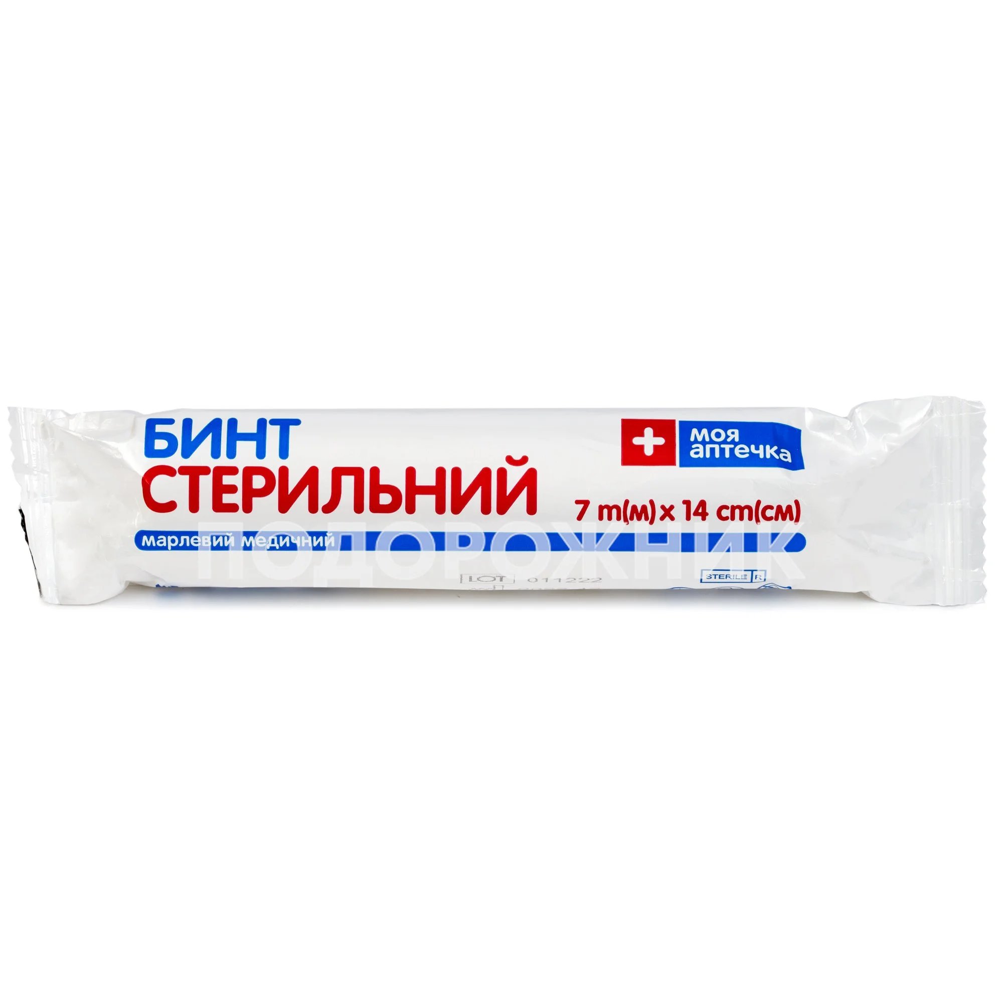 Бинт марлевий стерильний Моя Аптечка, 7 м х 14 см
