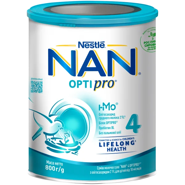 Суміш молочна дитяча Nestle NAN 4 (Нестле НАН), 800 г