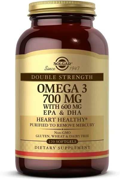 Солгар Омега-3 Двойная ЭПК и ДГК, капсулы по 700 мг, 30 шт.