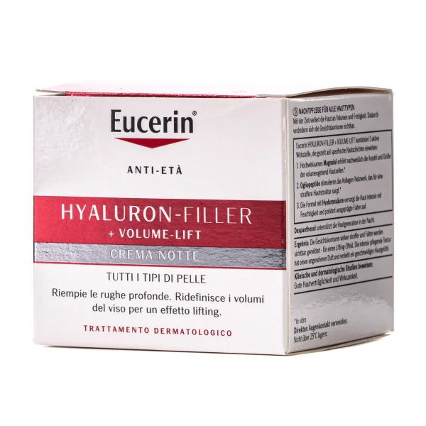Ночной крем для восстановления контура лица Eucerin (Юцерин) Hyaluron-Filler+Volume-Lift, 50 мл