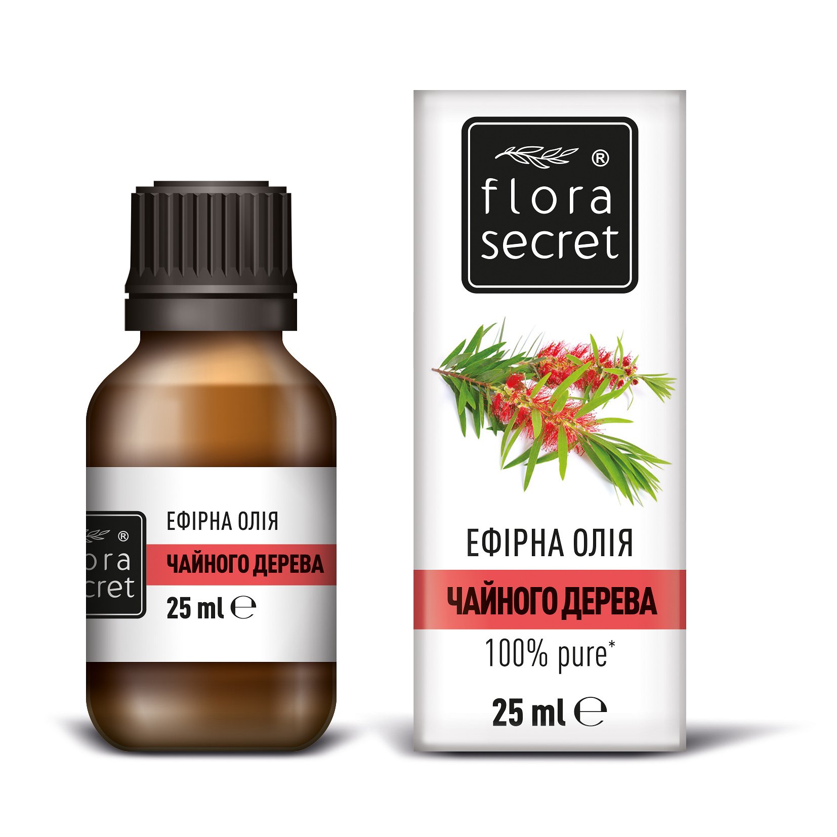 Олія ефірна Флора Сікрет (Flora Secret) чайного дерева, 25 мл ...