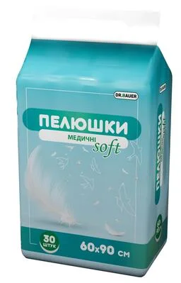 Пеленки Seni Soft абсорбуючі поглинаючі 60х90 см, 30 шт.