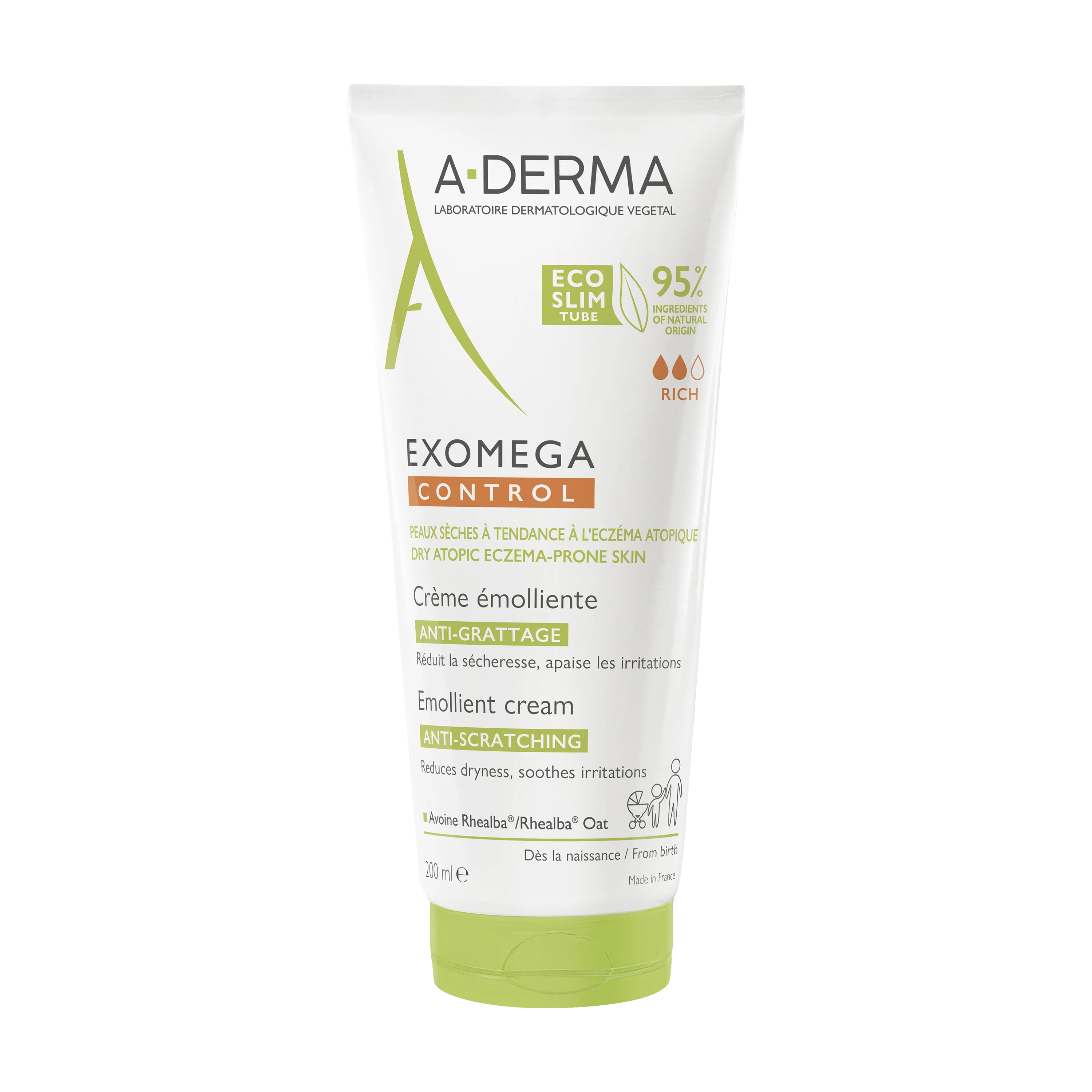 Крем А-дерма Екзомега (A-Derma Exomega) пом’якшуючий, 200 мл