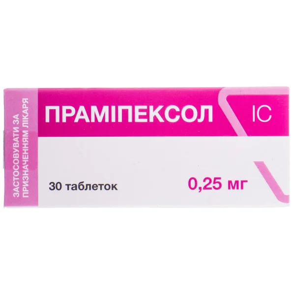 Прамипексол 0.25 мг инструкция по применению цена