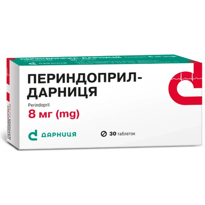 Периндоприл-Дарниця таблетки по 8 мг, 30 шт.