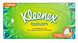 Серветки Клінекс в боксі № 72 бальзам