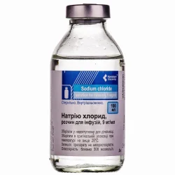 Натрію хлорид р-н д/інф. 0,9% фл. 100мл №1 Новофарм