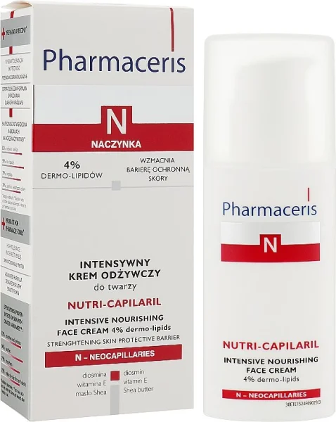 Крем для лица Pharmaceris N Nutri-Capilaril (Фармацерис нутри-Капиларил) интенсивный питательный, 50 мл