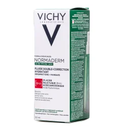 Флюїд для обличчя Vichy (Віши) Normaderm Phytosolution подвійної дії для жирної, схильної до недоліків шкіри, 50 мл