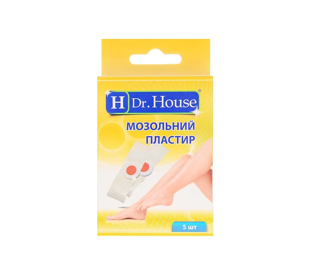 Пластир мозольний Dr. House (Др.Хаус), 5 шт.