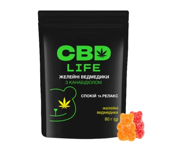 Желейні ведмедики Канабідіол CBD 80 г