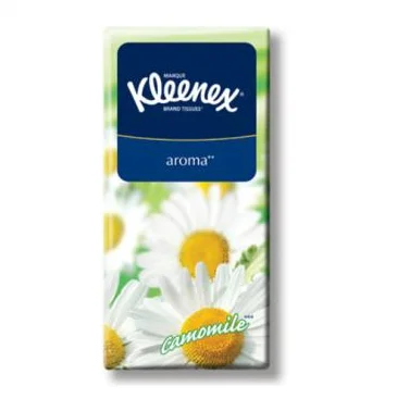 Носові хусточки Клінекс (Kleenex) з ароматом ромашки, 10 шт.