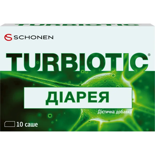 Турбиотик Диарея для регулирования микрофлоры кишечника, порошок в саше, 10 шт.