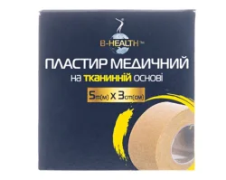 Пласт. B-health ткан. 5м*3см котушка