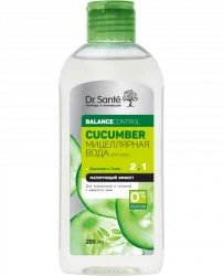 Міцелярна вода для обличчя Dr.Sante Cucumber Balance Control(Доктор Санте Кукамбер Баланс Контрол), 200 мл 