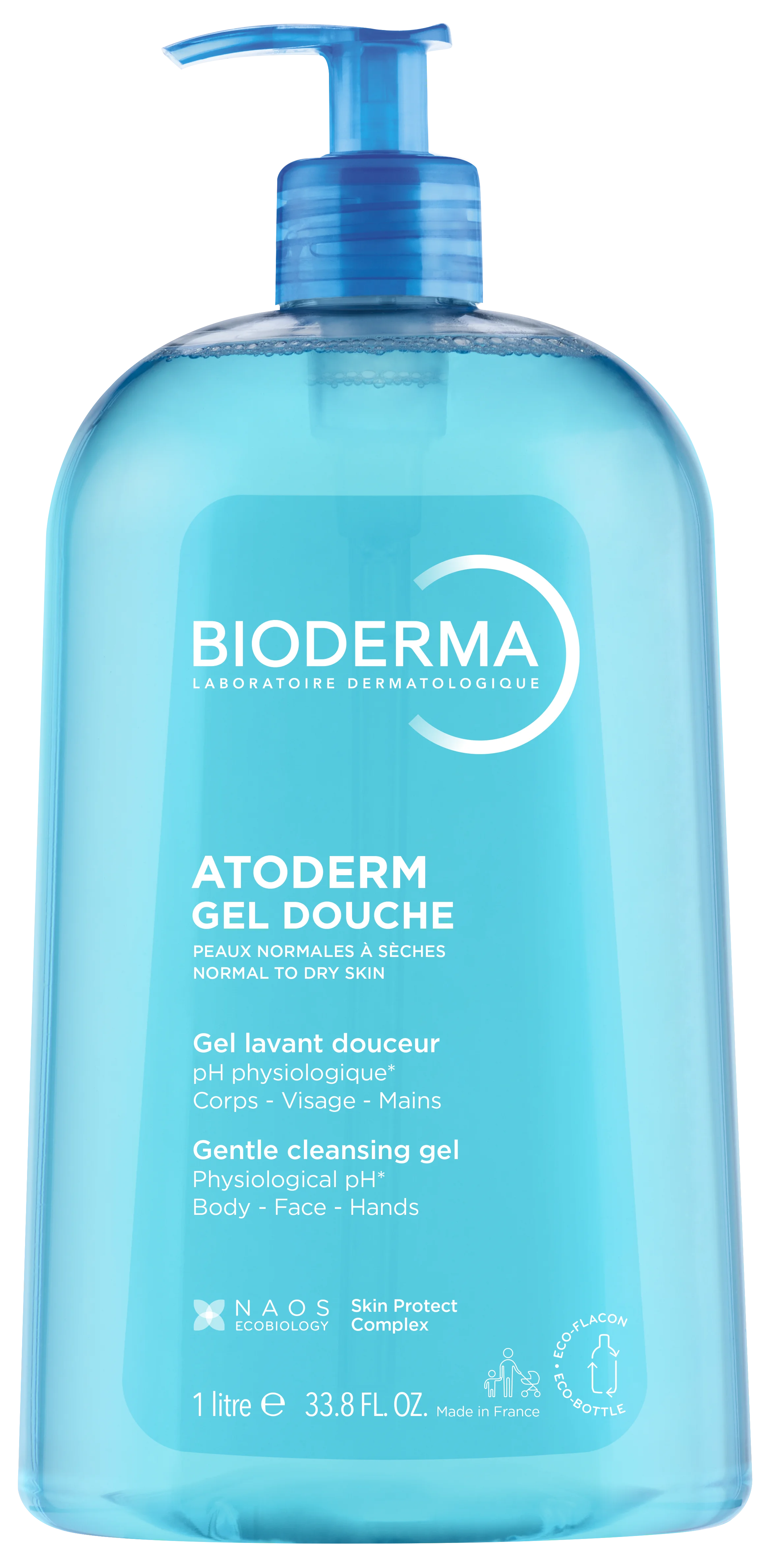 Гель для душу Біодерма Атодерм (Bioderma Atoderm) очищувальний, 1 л