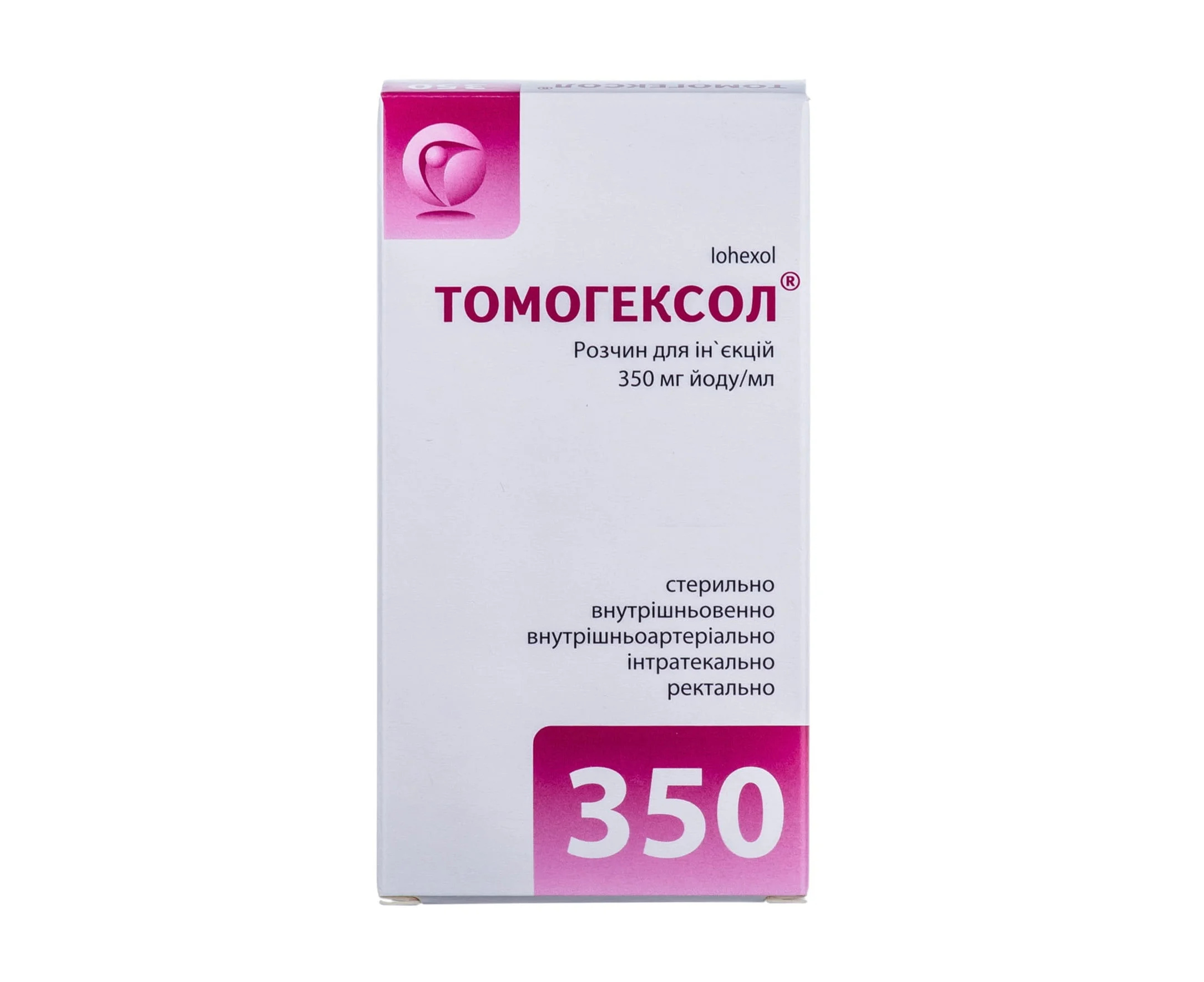 Томогексол розчин для ін'єкцій 350 мг йоду/мл, 200 мл