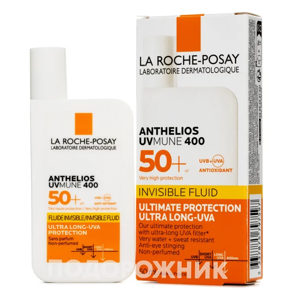 Сонцезахисний крем для обличчя La Roche-Posay (Ля Рош-Посе) Anthelios UVA 400 зволожуючий SPF 50+, 50 мл