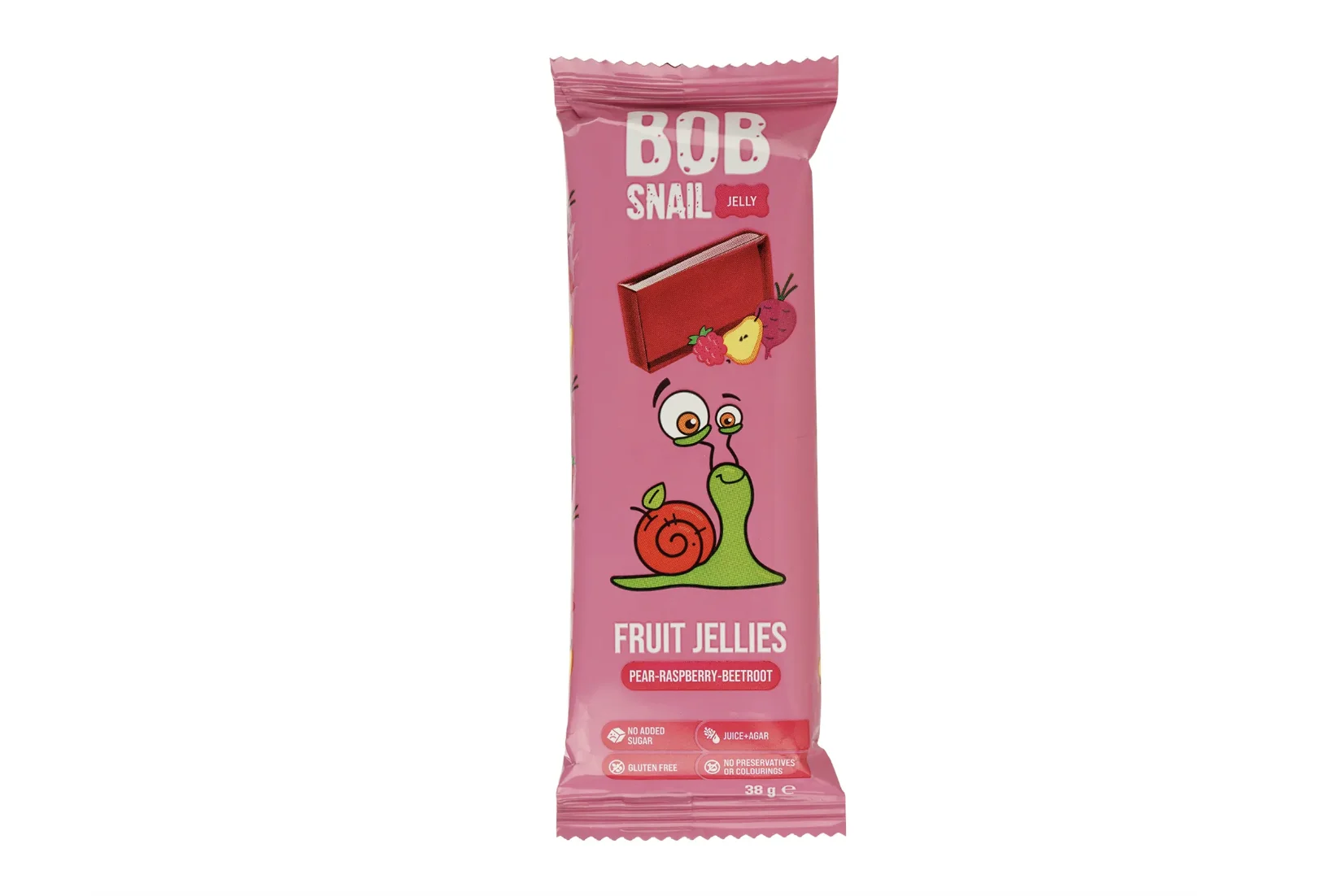 Мармелад Bob Snail (Равлик Боб) груша-малина-буряк, 38 г