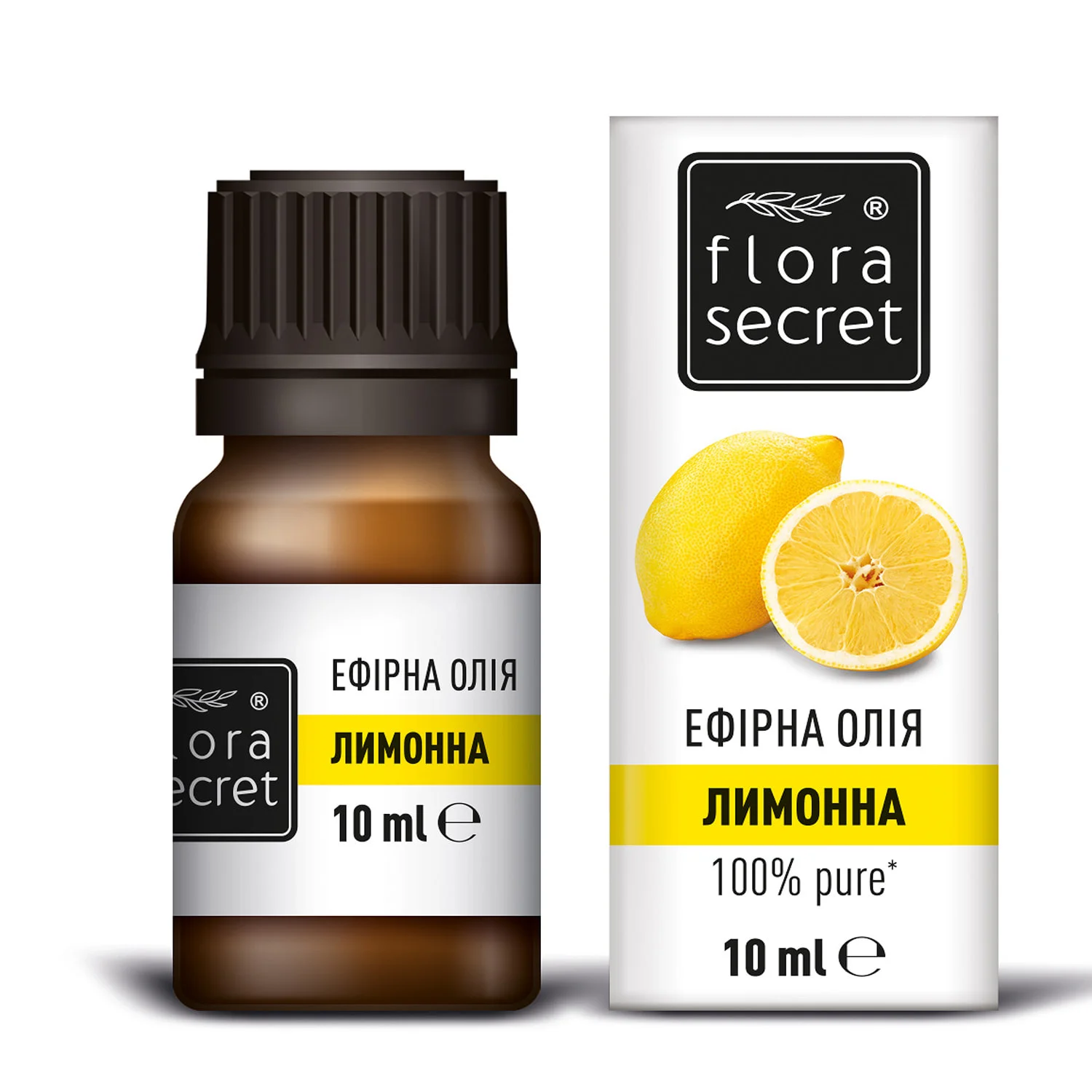 Ефірна олія Flora Secret (Флора Сікрет) лимонна, 10 мл