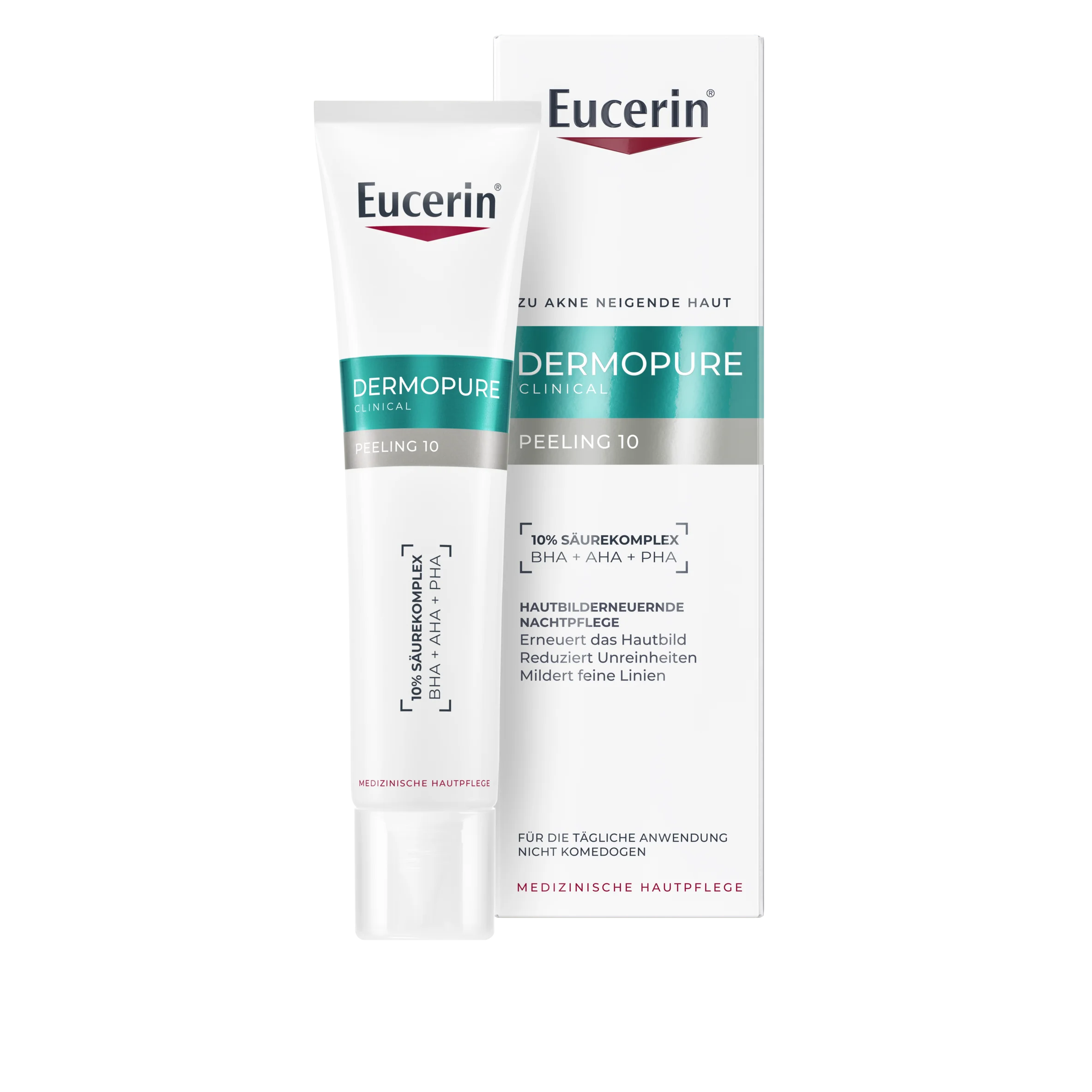 Нічний пілінг для проблемної шкіри Eucerin (Юцерин) DERMOPURE CLINICAL, 40 мл