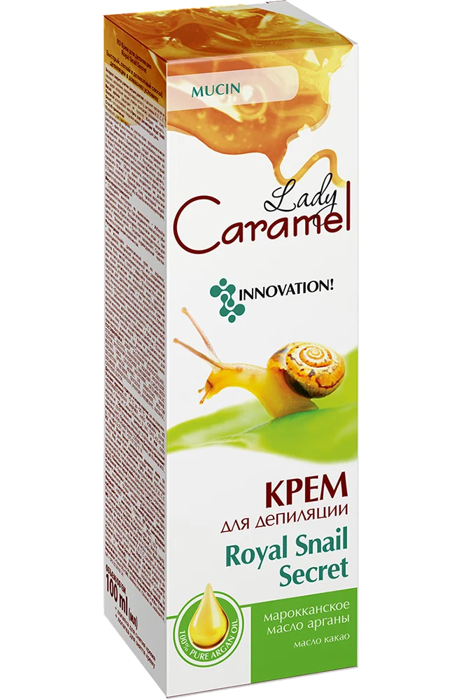 Крем для депіляції Lady Caramel (Леді Карамель) Royal Snail Secret, 100 мл