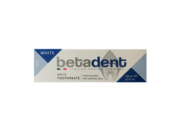 Зубна паста Betadent (Бетадент) White, 100 мл