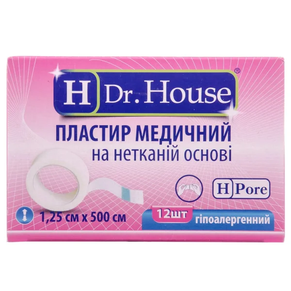 Пласт. Др.Хаус 1,25*500см нетк. осн. папір