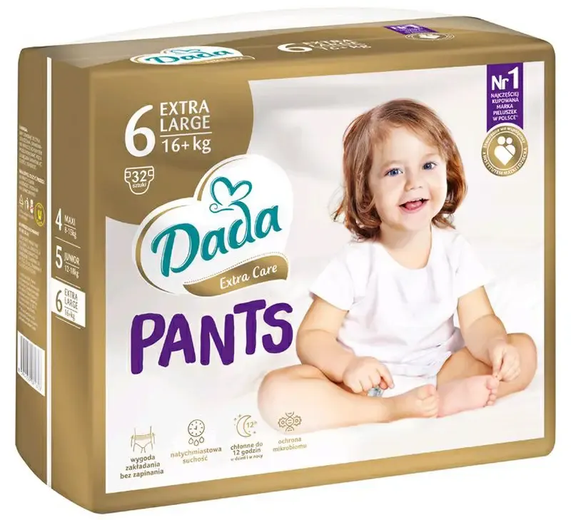 Підгузники-трусики Dada (Дада) Extra care 6 (16+ кг), 26 шт.