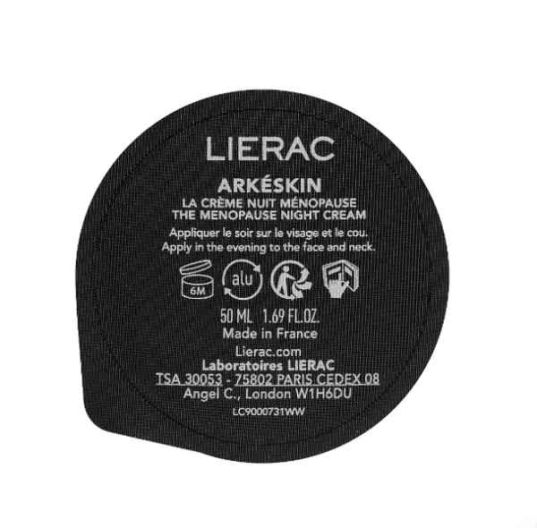 Крем для лица Lierac (Лиерак) Аркескин ночной сменный блок, 50 мл
