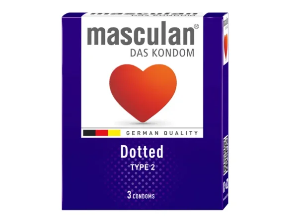 Презервативи Masculan (Маскулан) тип 2 Dotted, 3 шт.