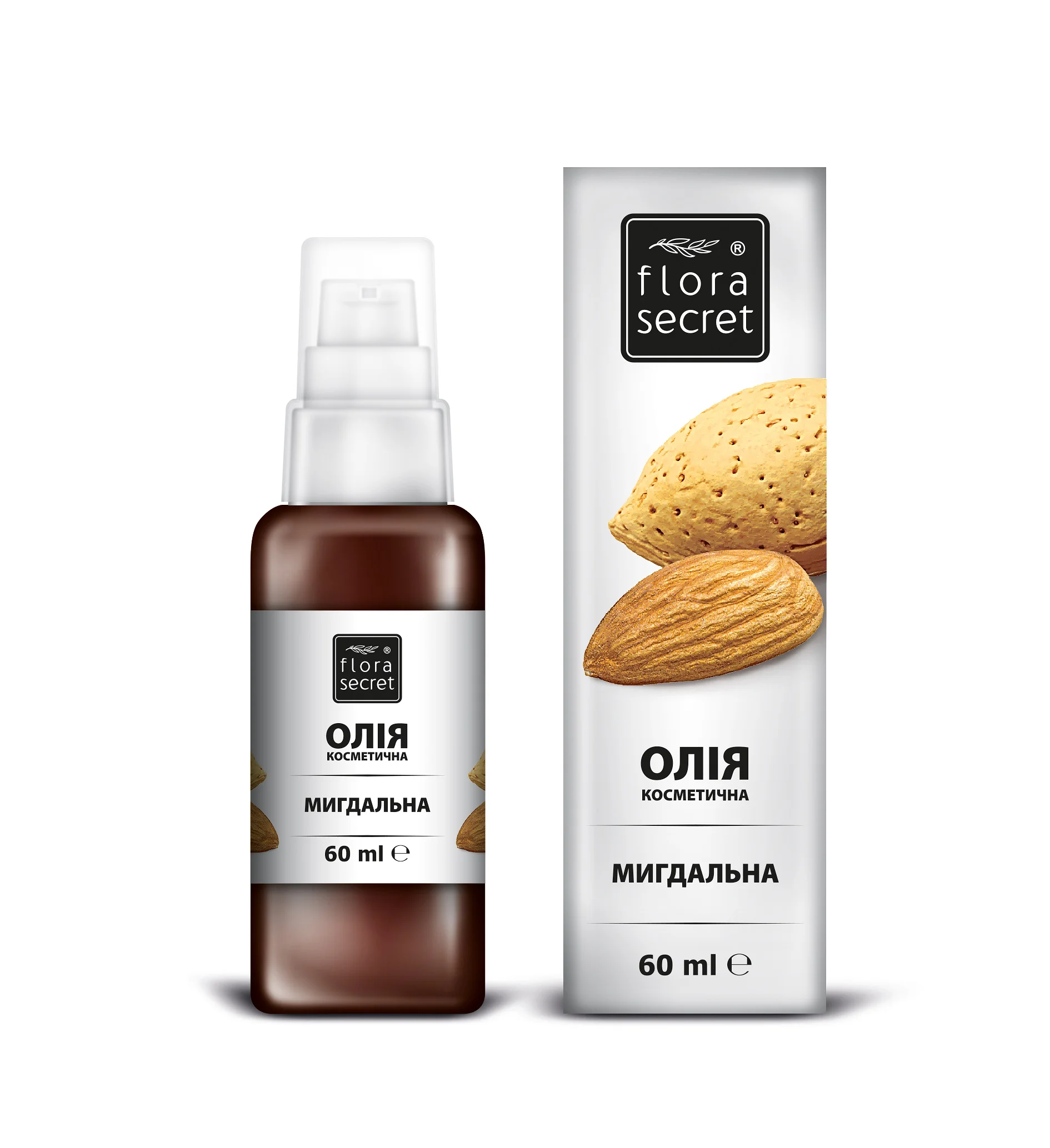 Рослинна олія Flora Secret (Флора Сікрет) Мигдальна, 60 мл